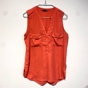 🛍️ 4 for 20$ / Dynamite Sleeveless Blouse / Coral / M